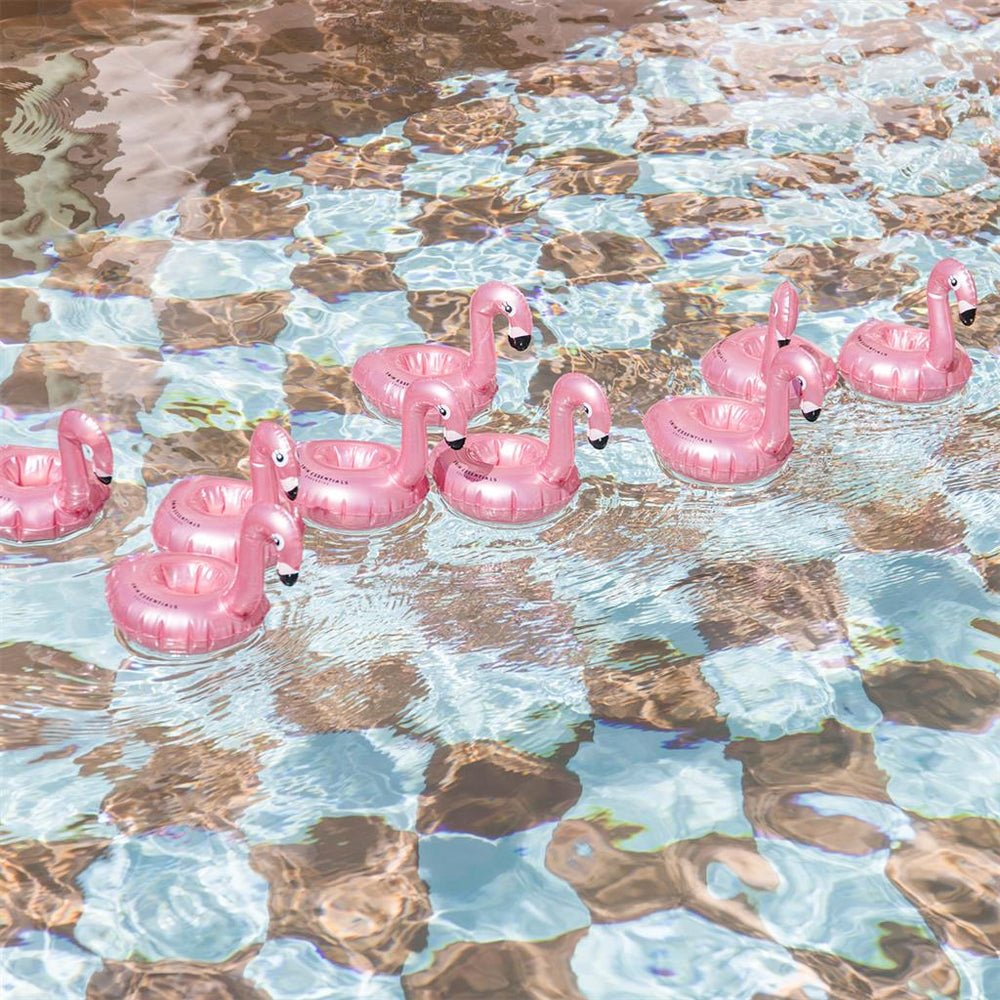Flamingo bekerhouder - Roségoud