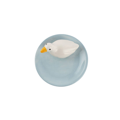 Bramble Farm duck-shaped ring holder, trinket tray in a gift box