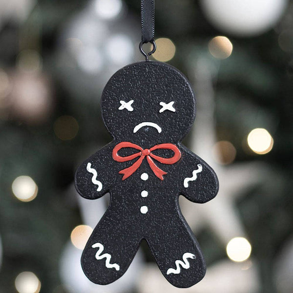 Spookachtige gotische peperkoek kerstversiering