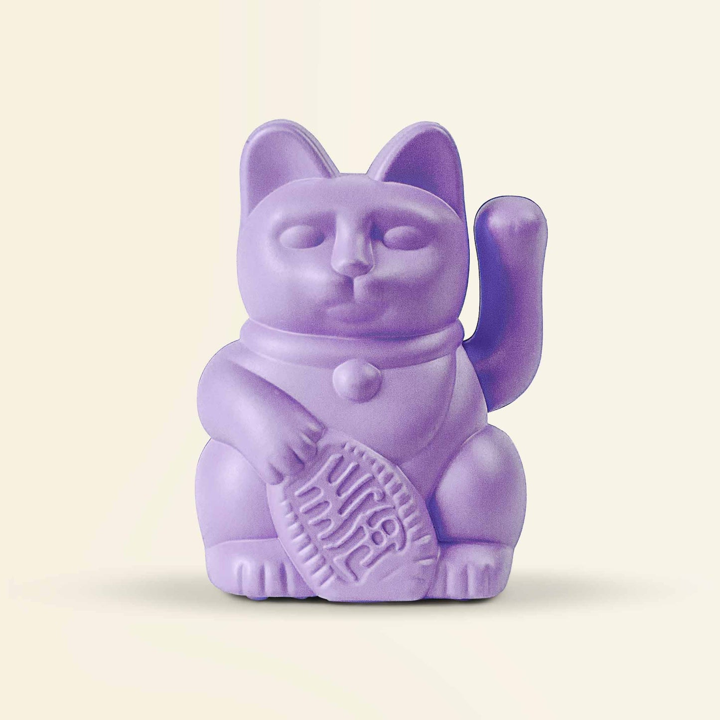 Mini Chat Chanceux Solaire Lilas « Noko »