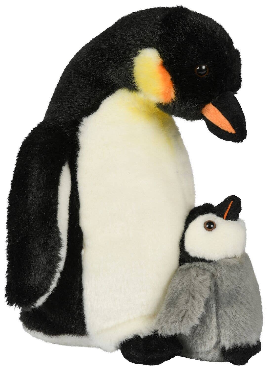 Emperor Penguin Plush with Baby