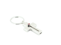 Cross and Knife Keyring