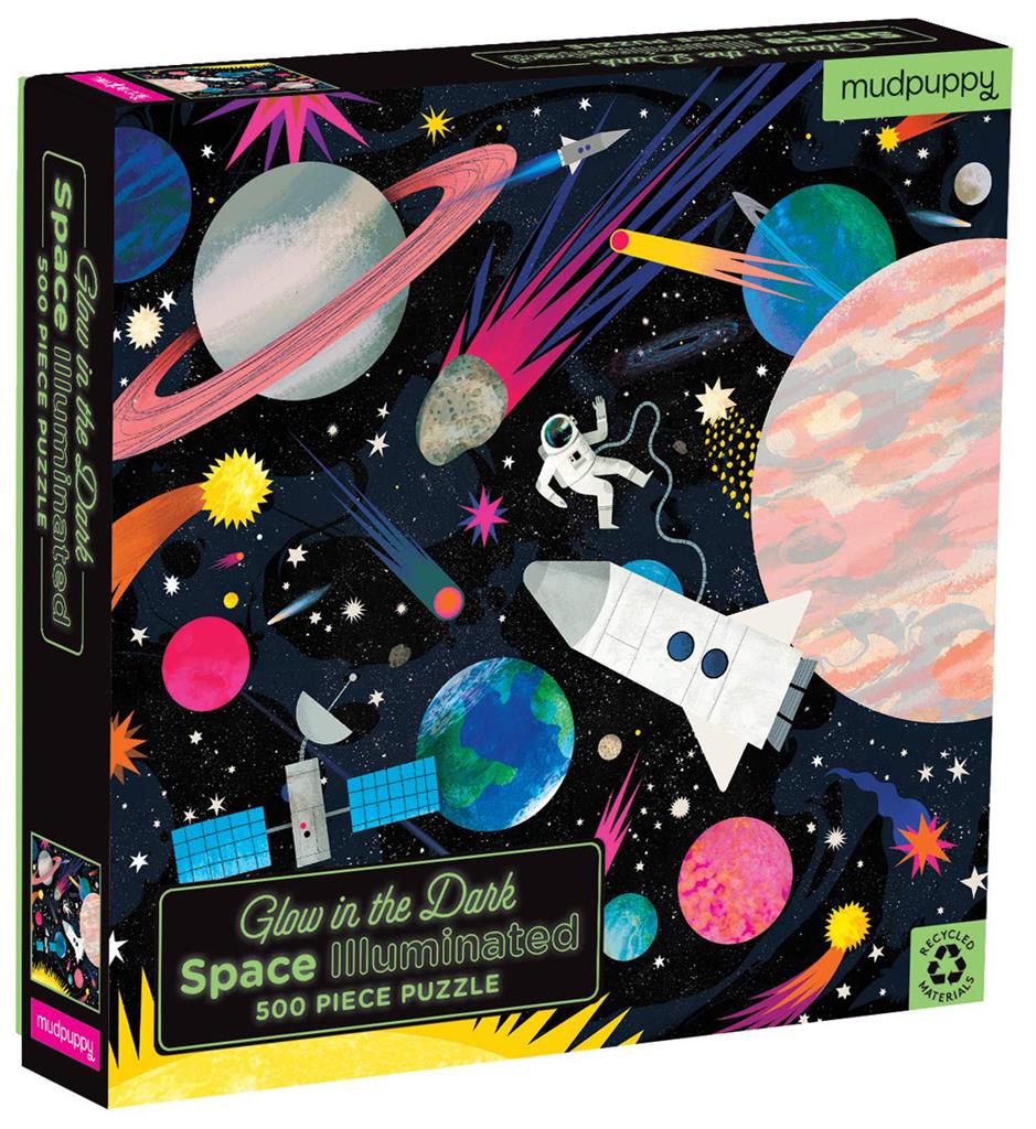 Puzzle Space Glow In The Dark 500p
