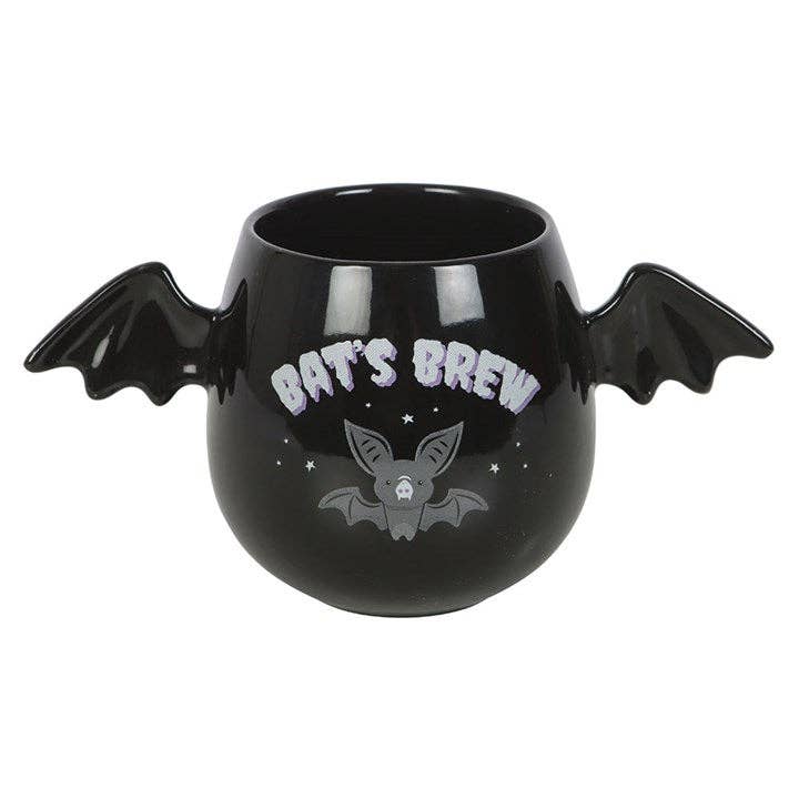 Bat Wing Bat's Brew Halloween Mug