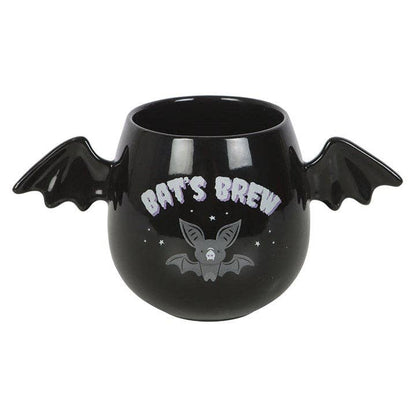 Bat Wing Bat's Brew Halloween Mug