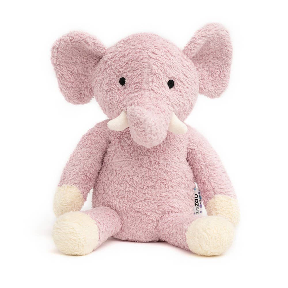 XL Biologische Teddybeer Pluche Speelgoed – Lichtpaarse Olifant