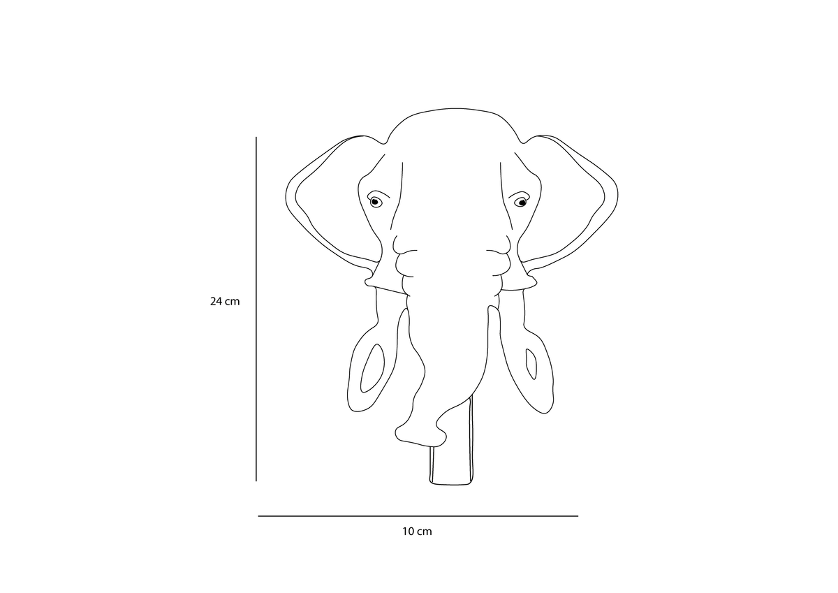 Mammoth Plush Coat Rack