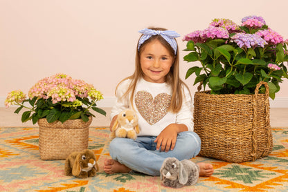 Peluche Lapin bélier beige