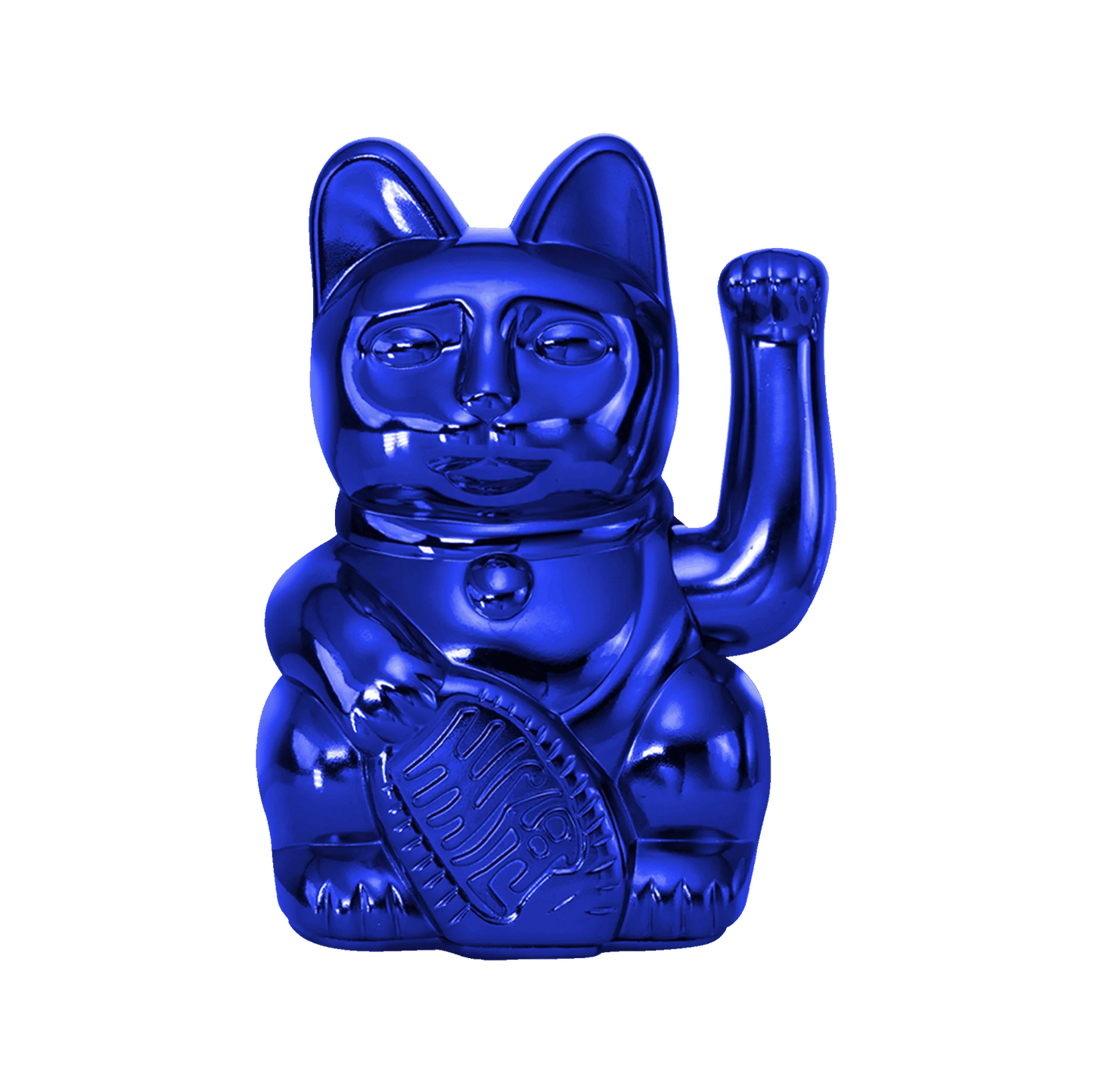 Shiny Blue Lucky Cat - Cosmic Earth Edition