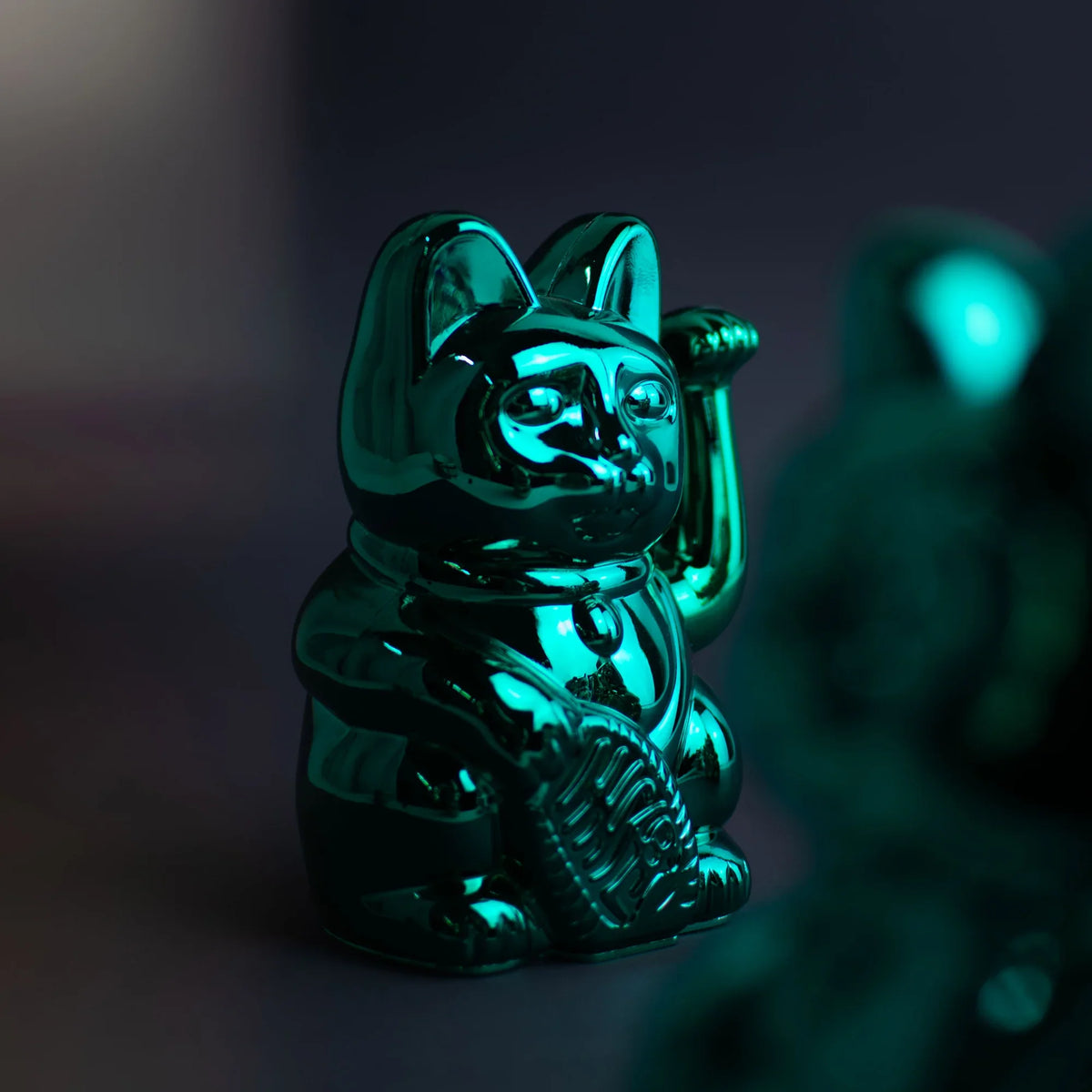 Lucky Bright Green Cat - Cosmic Edition Uranus