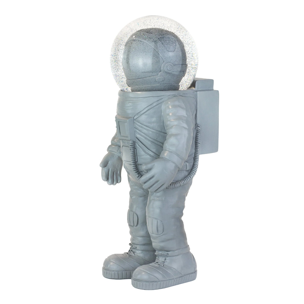 Boule à Neige Astronaute Géant Gris