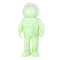 Gigantische groene astronaut sneeuwbol