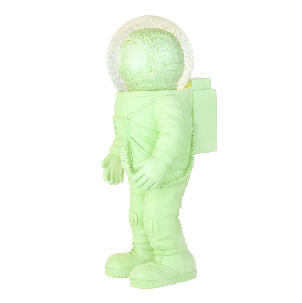 Boule à Neige Astronaute Géant Vert