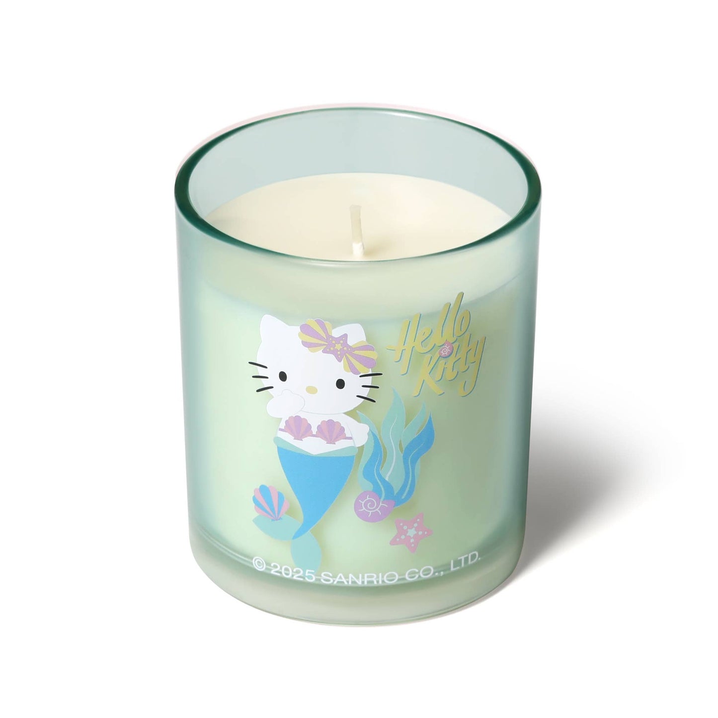 Summer-themed candle with 3D silicone lid, Piña Colada scent
