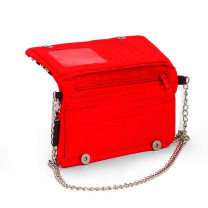 Portefeuille Soft avec Chaîne Betty Boop « Rouge »