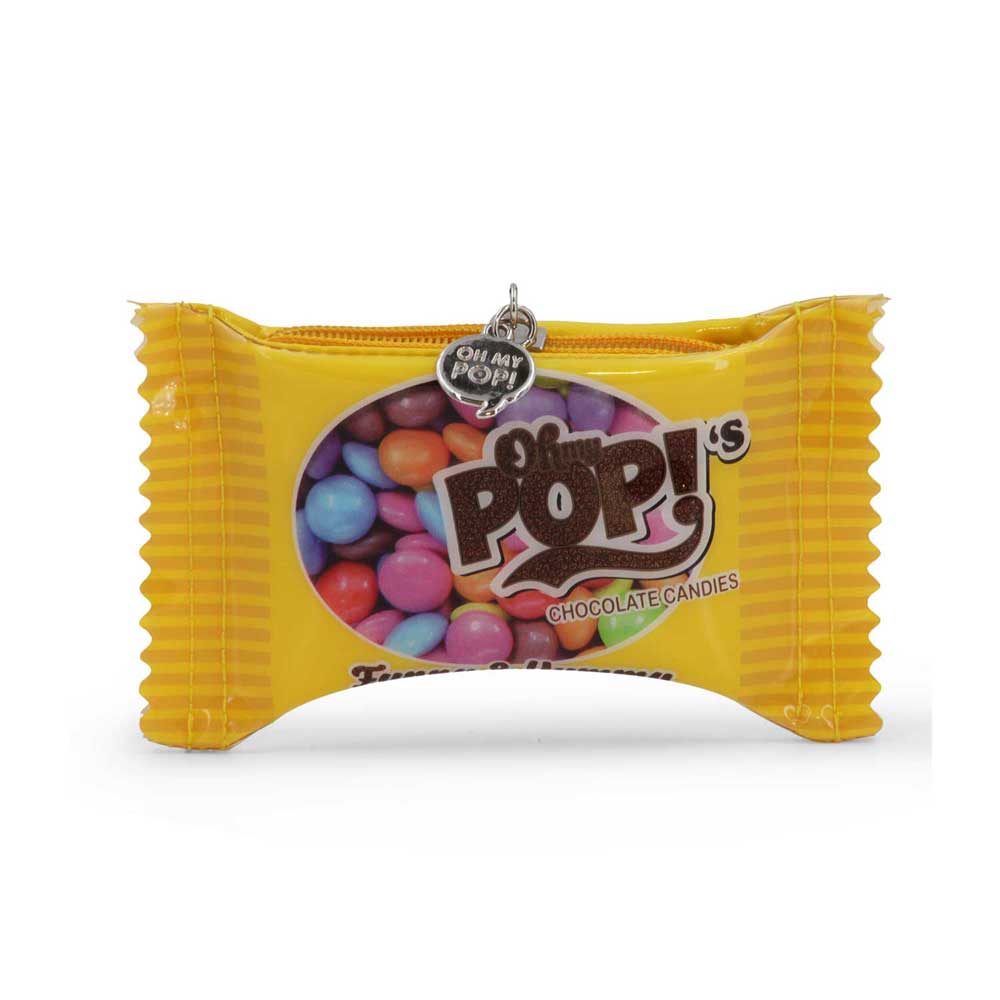 Oh My Pop! Chococandy portemonneetje, geel