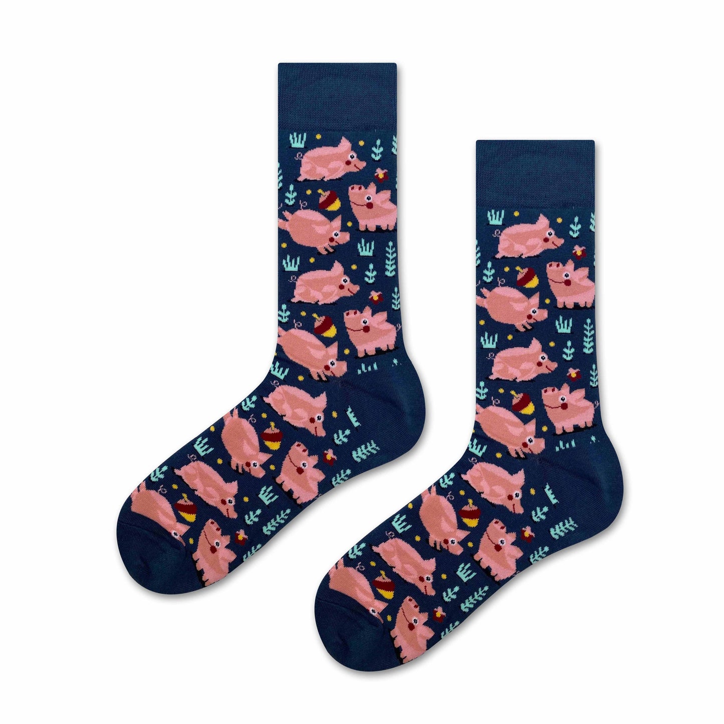 Pig Socks with Tassels