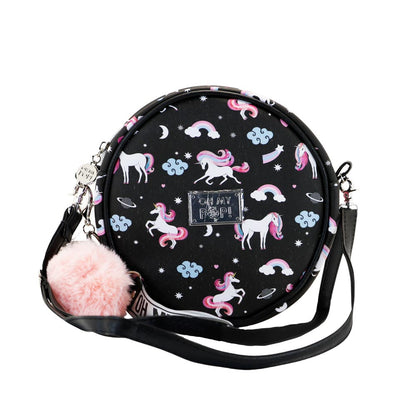 Sac à Bandoulière Rond Oh My Pop! « Licorne »