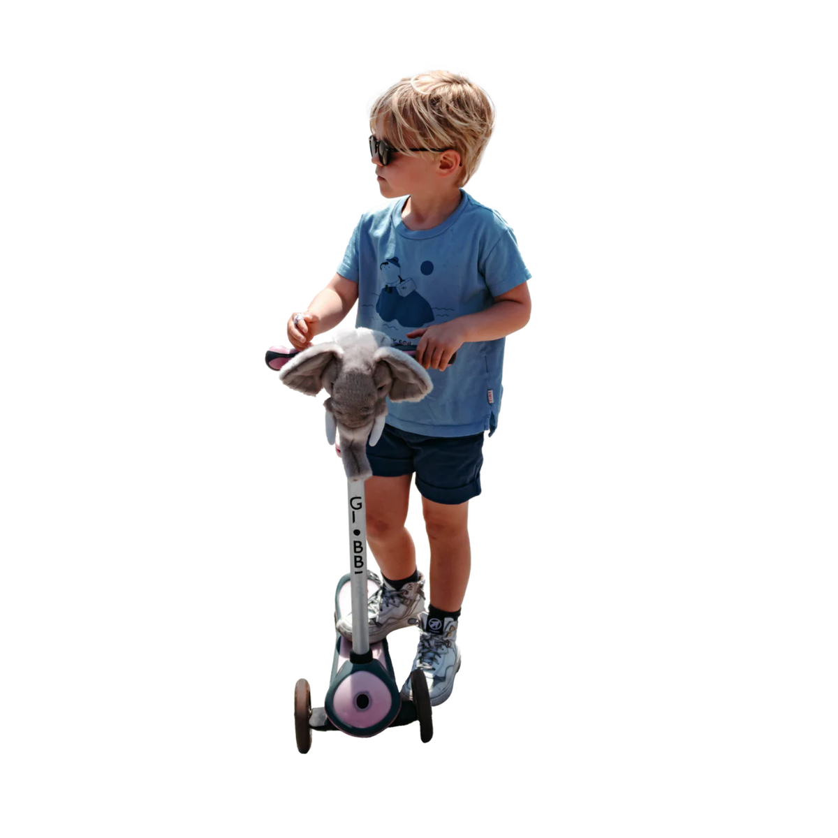Elephant head accessory for children's bike or scooter