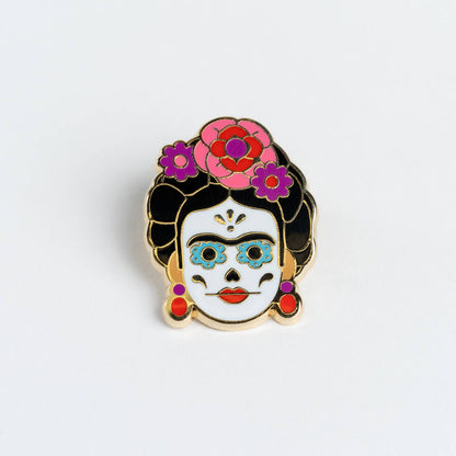 Frida Day of the Dead Pin