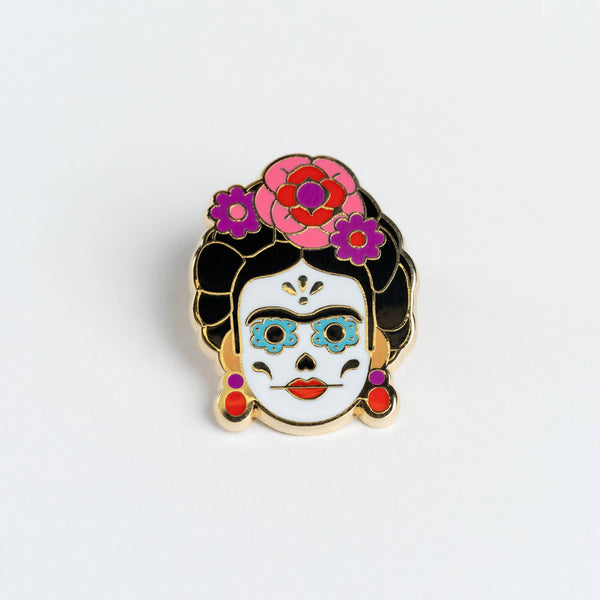 Frida Day of the Dead Pin