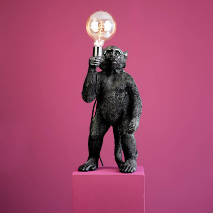 Lampe à poser Singe Koko Noir