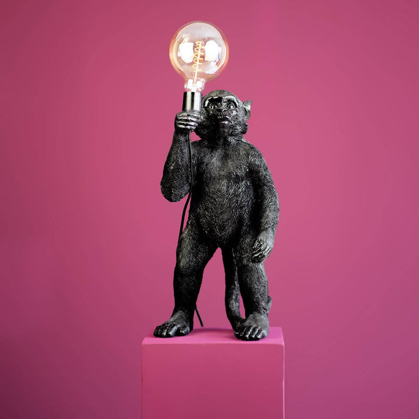 Koko Black Monkey Table Lamp