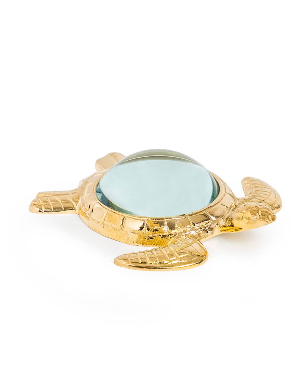 Loupe en laiton en forme de tortue