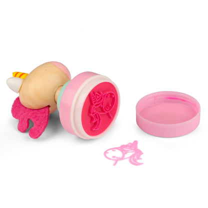 UNICORN AND DRAGON WOODEN INK STAMPS