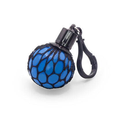 BLACK AND NEON MESHBALL KEYCHAIN