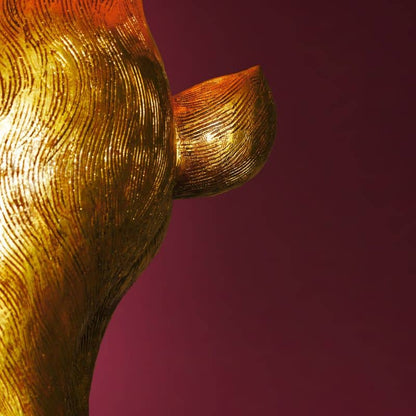 Hiding Rabbit® vloerlamp, goud/zwart, hoogte 115 cm