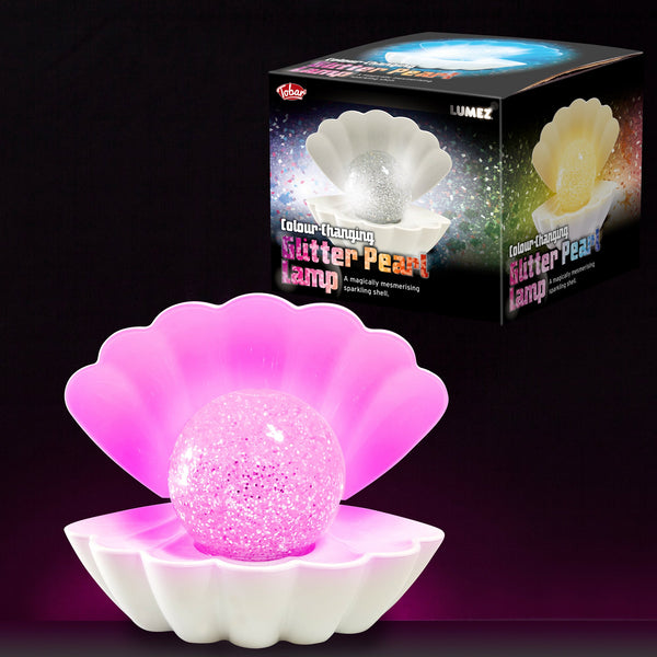 LUMEZ COLOR-CHANGING GLITTER AND BEAD LAMP