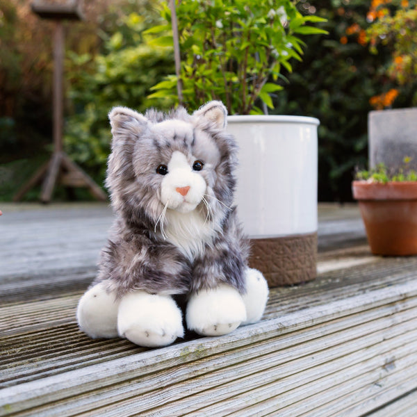 ANIMIGOS THE WORLD OF NATURE FLUFFY GREY CAT
