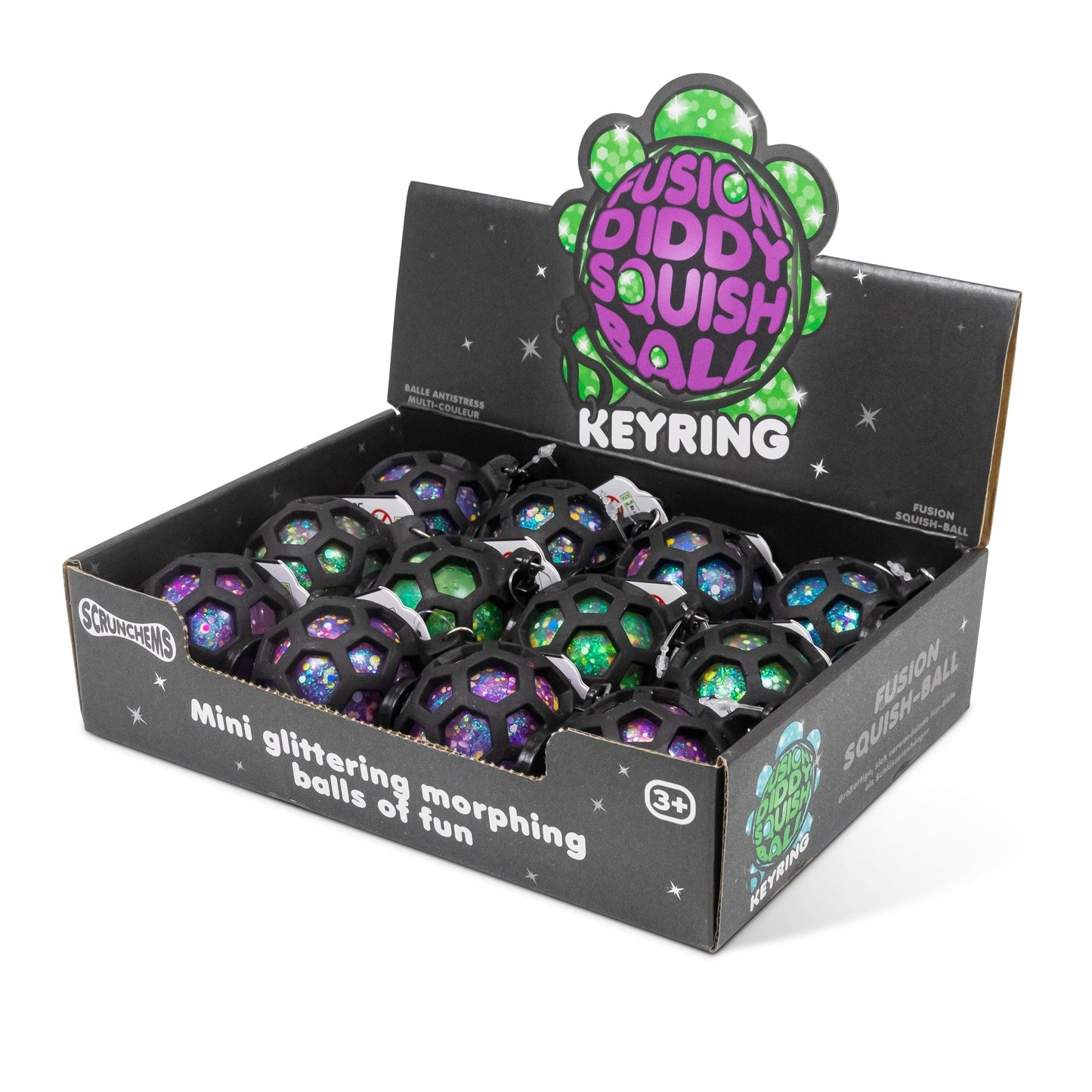 PORTE-CLÉS SCRUNCHEMS FUSION SQUISH BALL