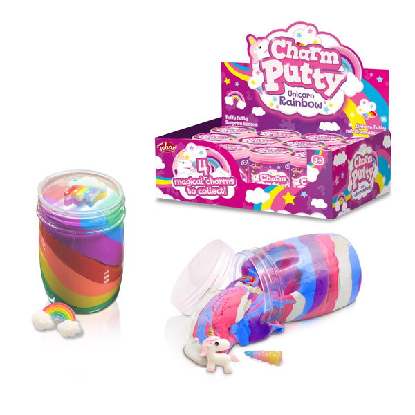 RAINBOW UNICORN CHARM PUTTY
