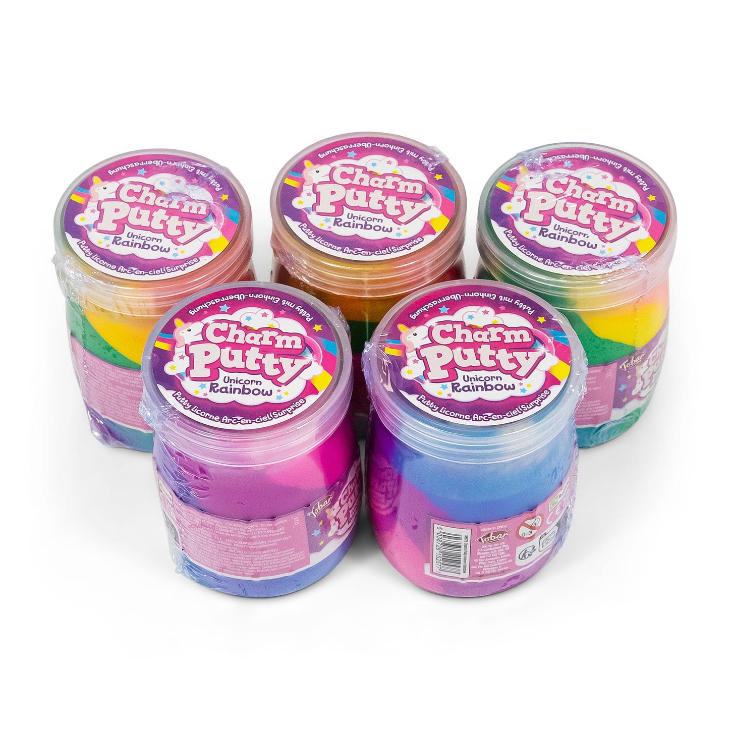 RAINBOW UNICORN CHARM PUTTY