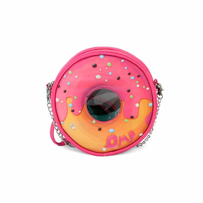 Sac à Bandoulière Rond Oh My Pop! « Pinknut »