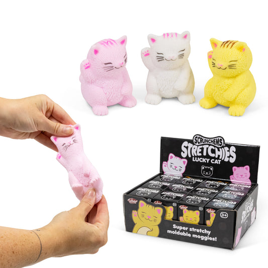SCRUNCHEMS STRETCH LUCKY CAT