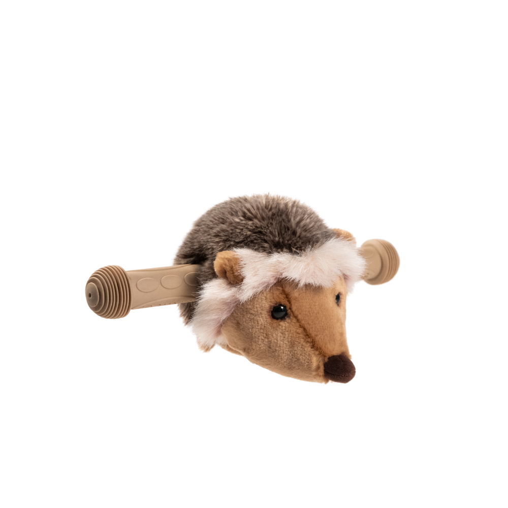 Child's hedgehog head accessory for bike or scooter