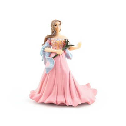 Pink Elf figurine with lily
