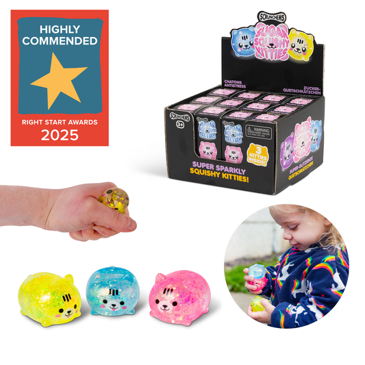 SCRUNCHEMS DIDDY SQUISHY KITTIES - PACK OF 3