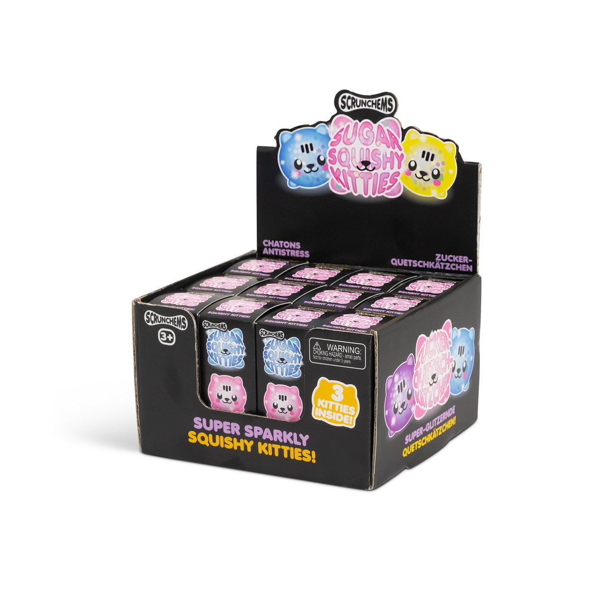 SCRUNCHEMS DIDDY SQUISHY KITTIES - LOT DE 3