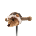 Child's hedgehog head accessory for bike or scooter