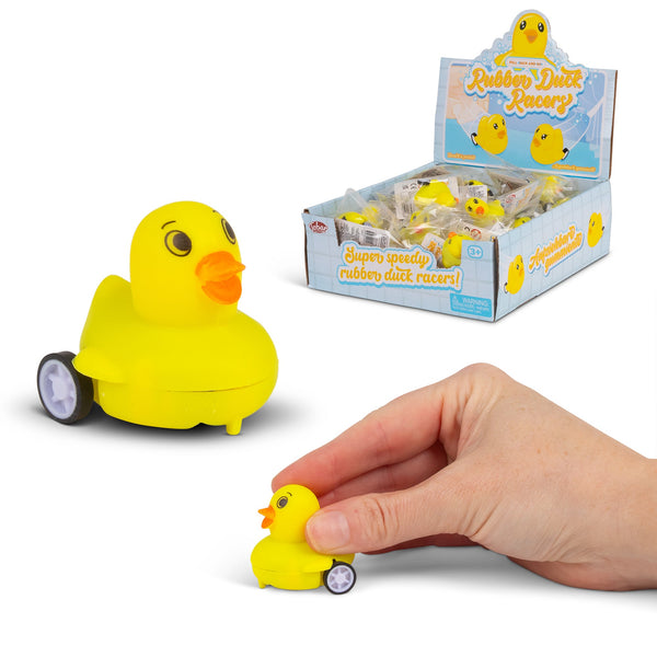 PULL BACK AND GO RUBBER DUCKS