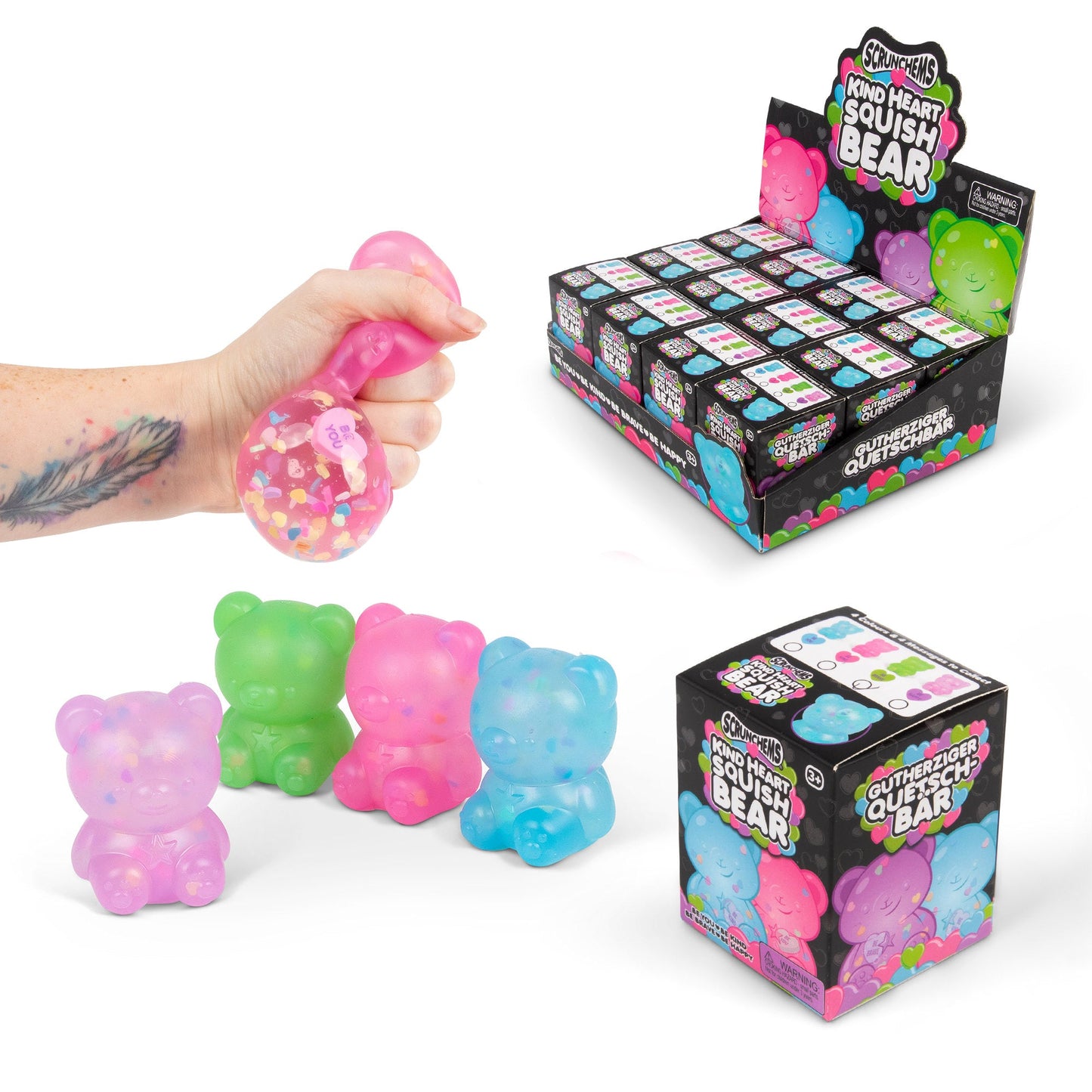 OURS SQUISH KIND HEART SCRUNCHEMS