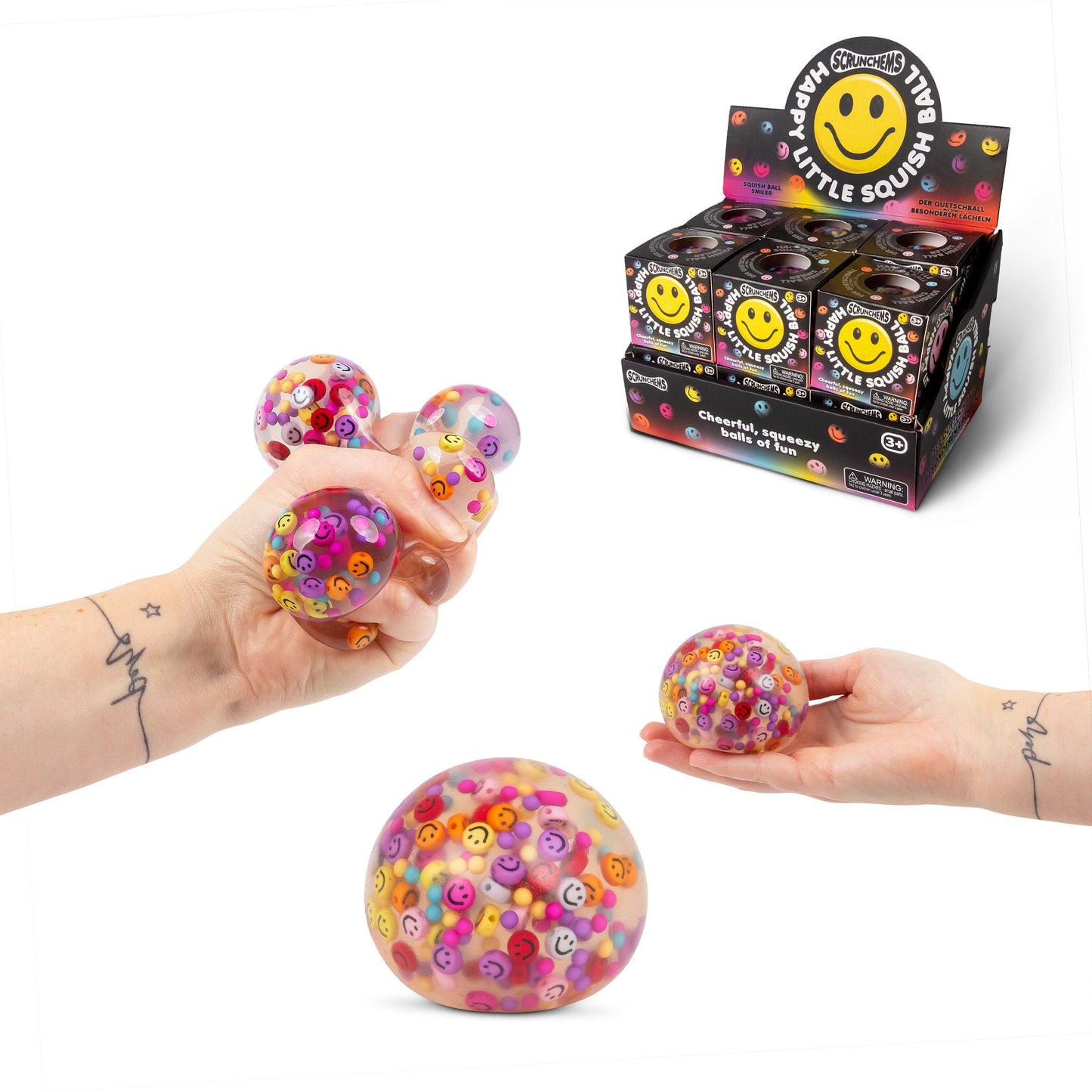 SCRUNCHEMS THE HAPPY SQUISH BALL