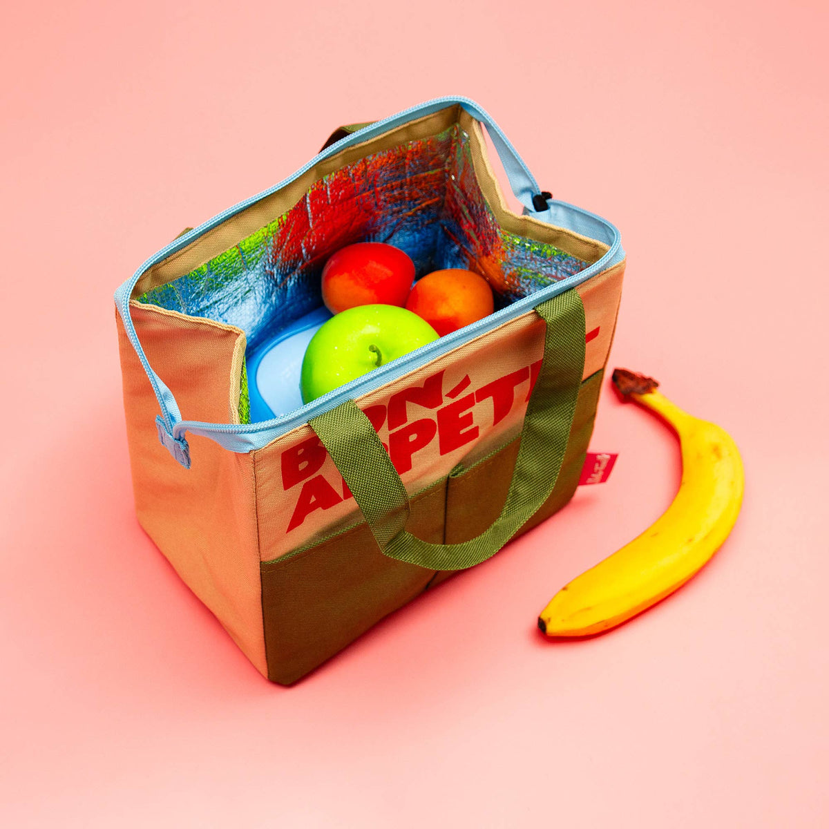 "Bon Appétit" Insulated Bag - Green
