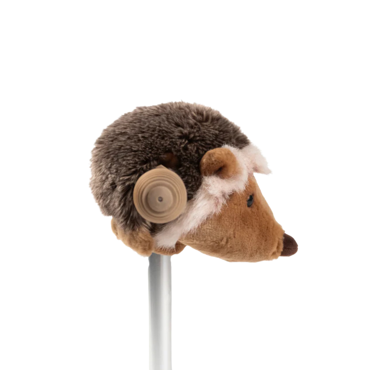 Child's hedgehog head accessory for bike or scooter