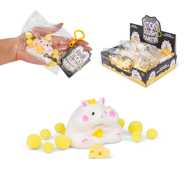 SCRUNCHEMS SQUISHY HAMSTER STICKY TOY