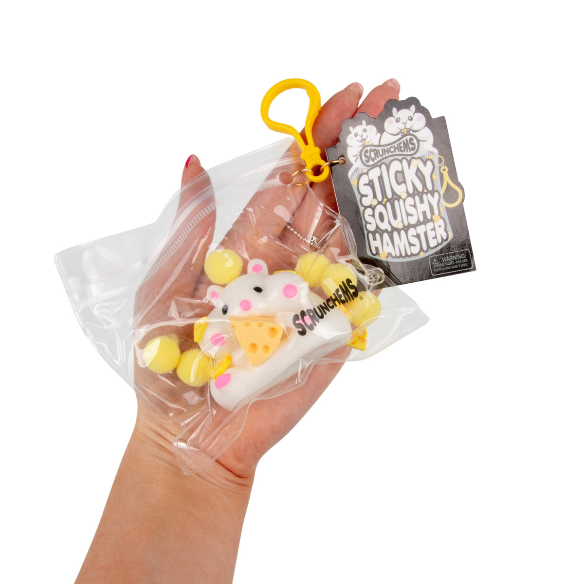 SCRUNCHEMS SQUISHY HAMSTER STICKY TOY